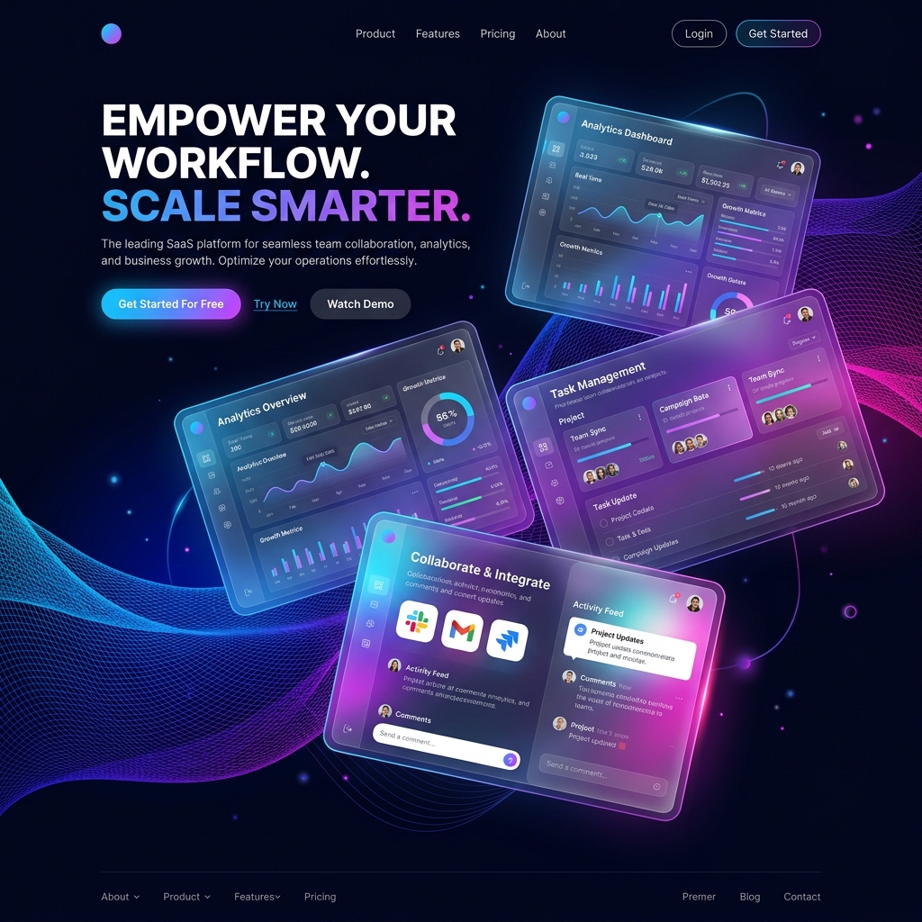 Aetheris Premium SaaS Template